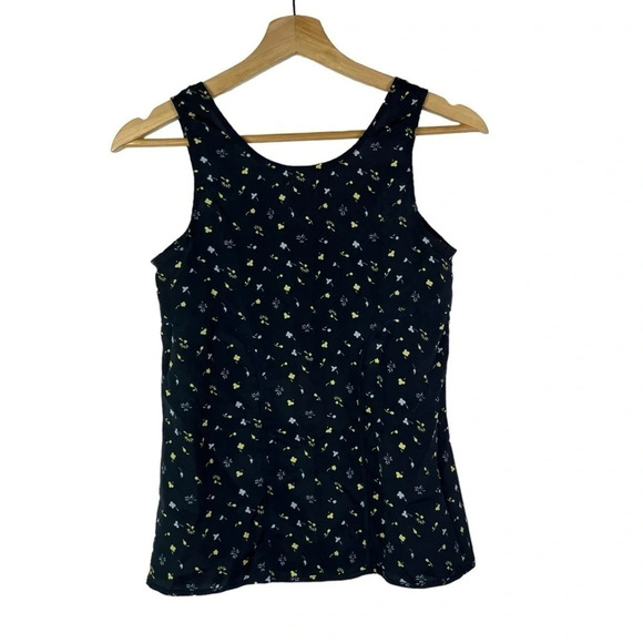 Urban Outfitters UO Cooperative Blue Floral Tank Top XS - Picture 2 of 3